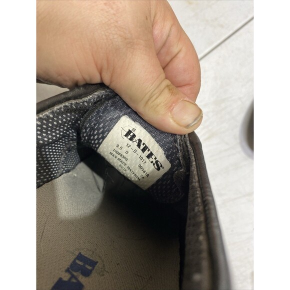 Bates Shoes Mens Size 9.5 Black Lites 00941A Derby Dress Patent Vibram Sole main image 10
